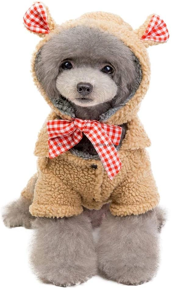 Pet Hoodie Sweater for Small Dogs Coat Clothes Dog Pet Clothing Winter Autumn Fit for Puppy Dog Teddy Four Leg Costume Wbb12445
