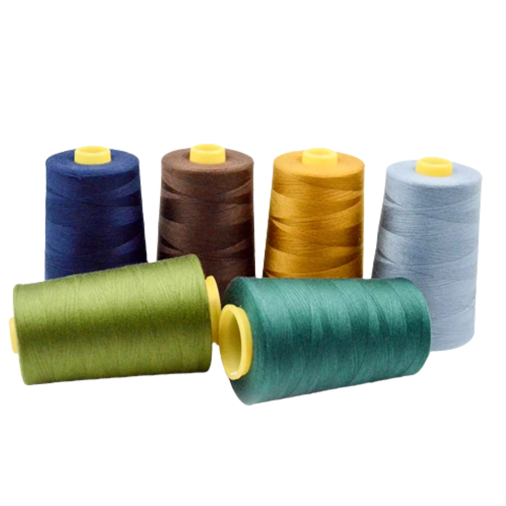 Recycled 100% Cotton Embroidery Thread Combed Long Staple Plant Fiber 100% Cotton Sewing Yarn