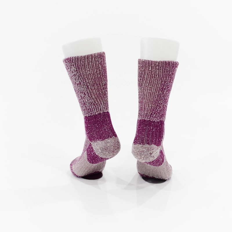 181031sk-Winter Sport Merino Wool Thicker Skiing Thermal Knee High Socks for Women
