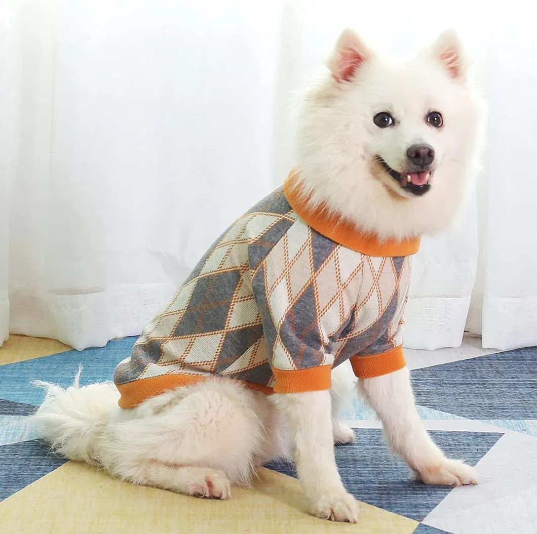 Luxury Custom Warm Dog Sweater for Winter Knitwear Clothes High Quality Pet Shirt