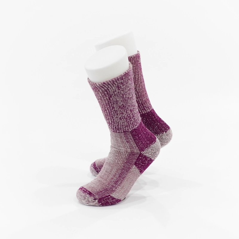 181031sk-Winter Sport Merino Wool Thicker Skiing Thermal Knee High Socks for Women