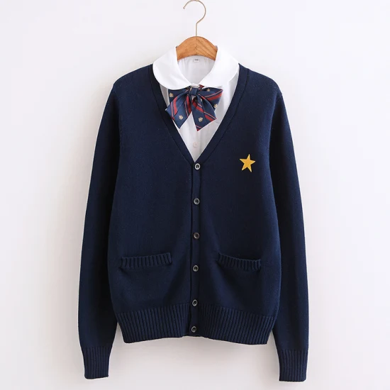 New Style Primary School Uniform Sweater with Private Logo
